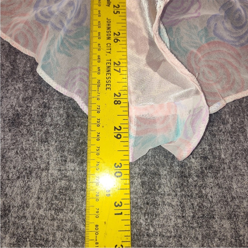 Vtg Silky Teddie Ruffles & Lace Lingerie Lily of France Sleepwear Sz Small USA - Picture 5 of 9